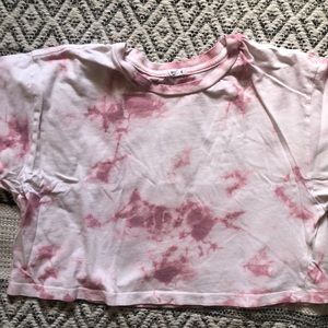 Garage pink crop top in size medium